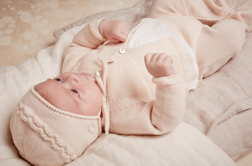 [보네타팜폰] 태어나자마자부터 예쁘게 씌워줄수있는 아기모자